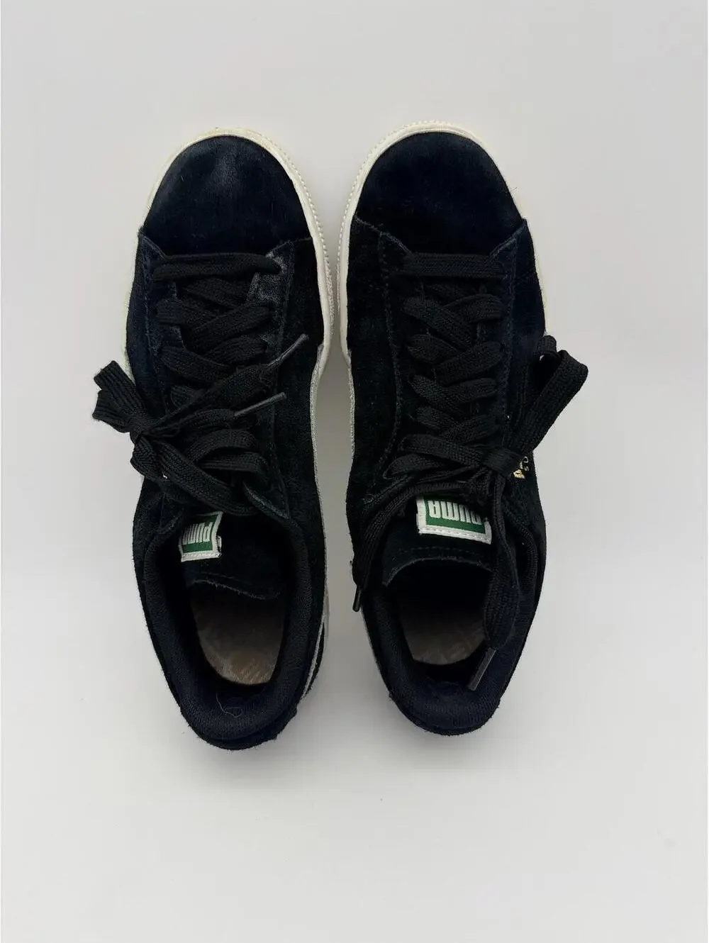 Puma‎ Suede Classic Women's Sneaker Black White Formstrip Size 7